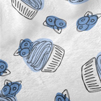 Simple Blueberry Cupcake Minky