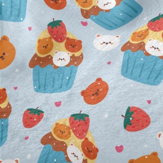Bear Shaped Strawberry Cake Minky