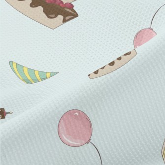 Birthday Cake Gifts And Balloo Piqué