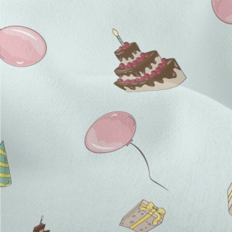 Birthday Cake Gifts And Balloo Lightweight Performance Linen