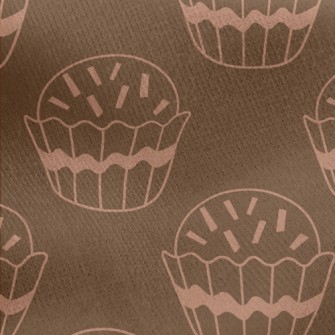 Simple Powdered Sugar Cup Cake Jersey Backed Fleece