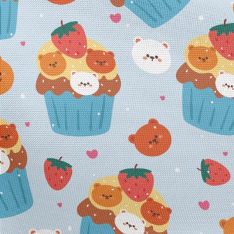 Bear Shaped Strawberry Cake Pongee