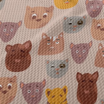 Children&#39;s American Cat Birdseye Piqué