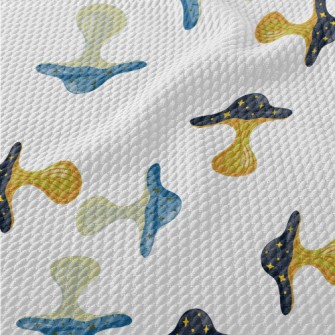 Star-studded Mushrooms Birdseye Piqué