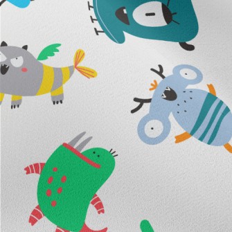 Cute Strange Alien Creatures Chiffon
