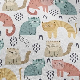 Colorful Gentle Cat Chiffon