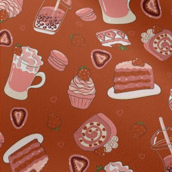 Strawberry Flavored Dessert Bu Chiffon