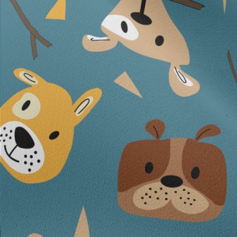 Children's Colorful Dog Chiffon