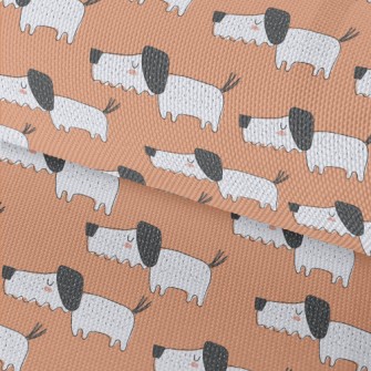 Hand Drawn Children's Dog Waterproof Oxford