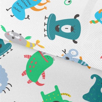 Cute Strange Alien Creatures Waterproof Oxford