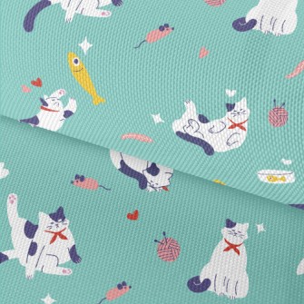 Cat&#39;s Daily Life Waterproof Oxford