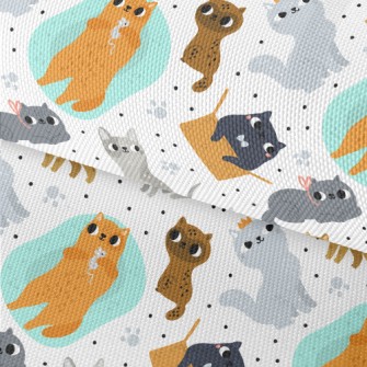Cute Cat Waterproof Oxford