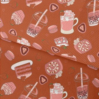 Strawberry Flavored Dessert Bu Waterproof Oxford
