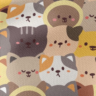 Cute And Well-behaved Cat Waterproof Canvas