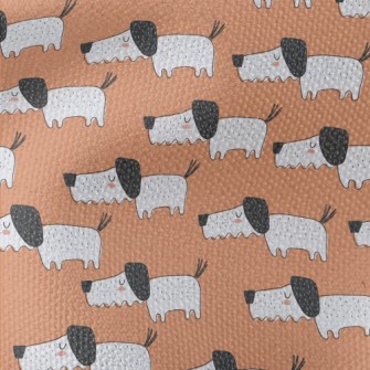 Hand Drawn Children's Dog Waterproof Canvas