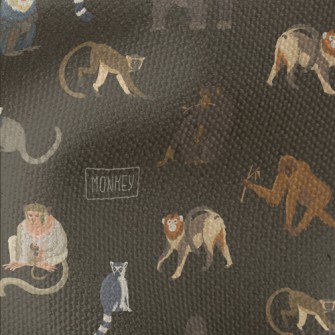 Various Orangutans And Monkeys Waterproof Canvas
