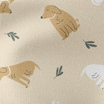 Simple Children Dog Waterproof Canvas