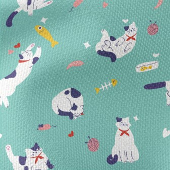 Cat&#39;s Daily Life Waterproof Canvas