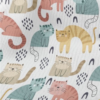 Colorful Gentle Cat Terry