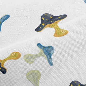 Star-studded Mushrooms Performance Linen