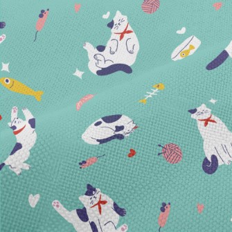 Cat&#39;s Daily Life Performance Linen