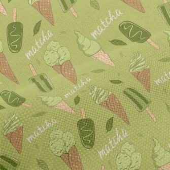 Matcha Flavored Ice Cream Performance Linen
