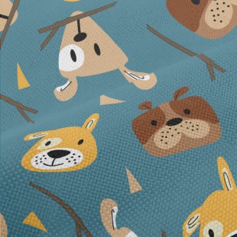 Children's Colorful Dog Performance Linen