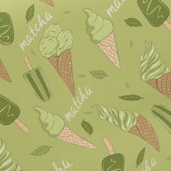 Matcha Flavored Ice Cream Twill