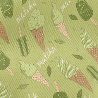 Matcha Flavored Ice Cream Standard Corduroy