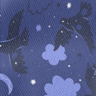 Bohemian Night Bird Standard Corduroy