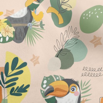 Cute And Exquisite Toucan Micro Fleece