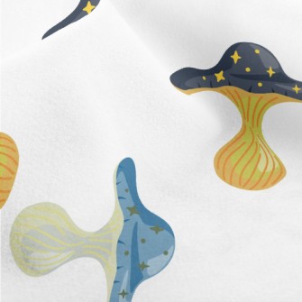 Star-studded Mushrooms Micro Fleece