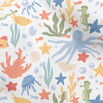 Enjoy The Marine Life Micro Fleece