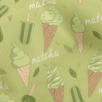 Matcha Flavored Ice Cream Micro Fleece