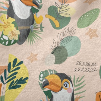 Cute And Exquisite Toucan Minky