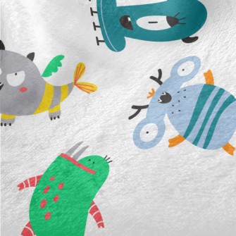 Cute Strange Alien Creatures Minky