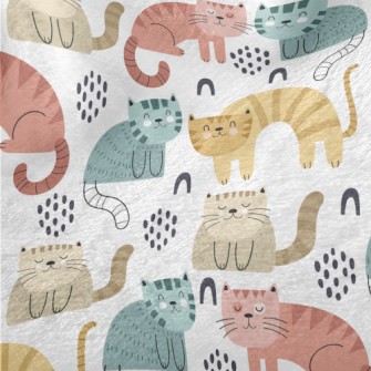 Colorful Gentle Cat Minky