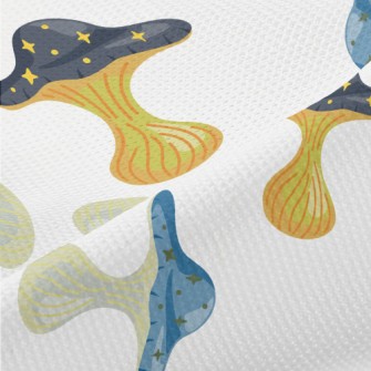 Star-studded Mushrooms Piqué