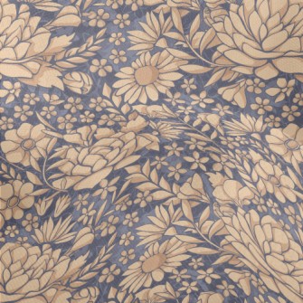 Animation Style Flowers Lightweight Performance Linen