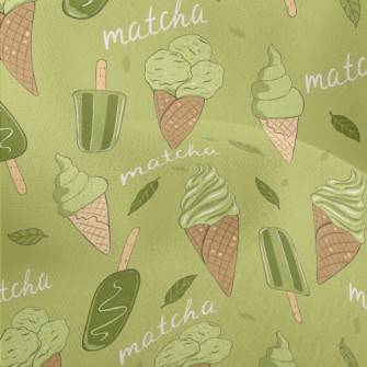 Matcha Flavored Ice Cream Lightweight Performance Linen