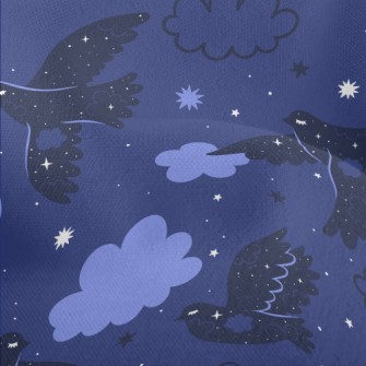 Bohemian Night Bird Lightweight Performance Linen