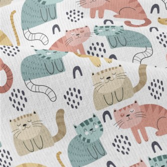 Colorful Gentle Cat Modern Jersey