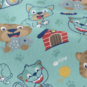 Cartoon Funny Cat Modern Jersey