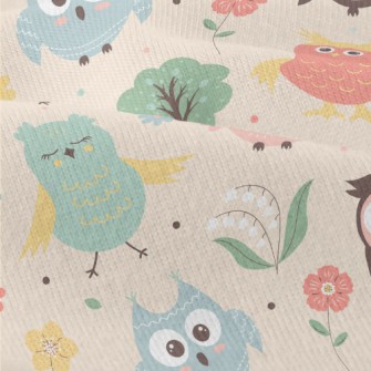 Big Eyes Cute Owl Modern Jersey