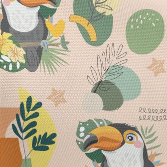 Cute And Exquisite Toucan Pongee