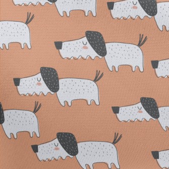 Hand Drawn Children's Dog Pongee