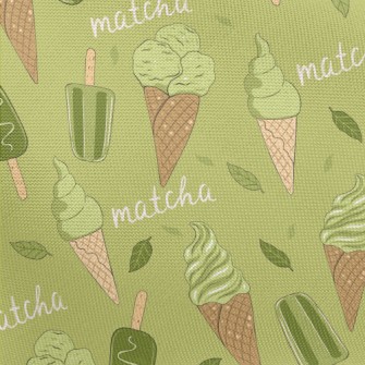 Matcha Flavored Ice Cream Pongee