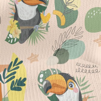 Cute And Exquisite Toucan Stretch Jersey