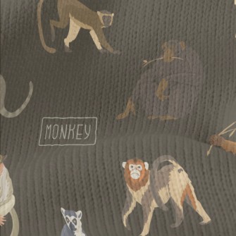Various Orangutans And Monkeys Stretch Jersey