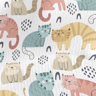 Colorful Gentle Cat Stretch Jersey